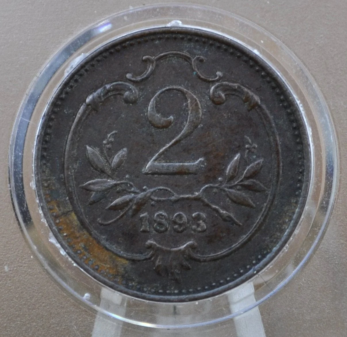 1800s - 1900s 1 and 2 Heller Austrian Coins - XF (Extremely Fine) Details / Conditions - Austria Franz Joseph I 1908 Two Heller - Image 4