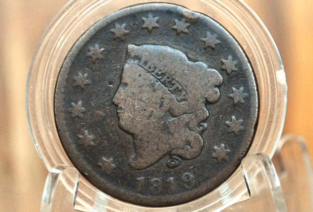 1819 Matron Head Large Cent - Choose by Coin / Grade - US Large Cent - 1819 Coronet Liberty Head Cent - 1819 US One Cent - Image 6