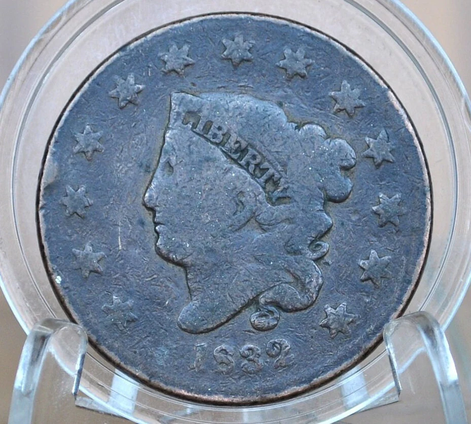 1832 Matron Head Large Cent - Choose by Grade / Coin - 1832 Liberty Head Cent - 1832 US One Cent - Matron Head 1816 to 1835 - Image 5