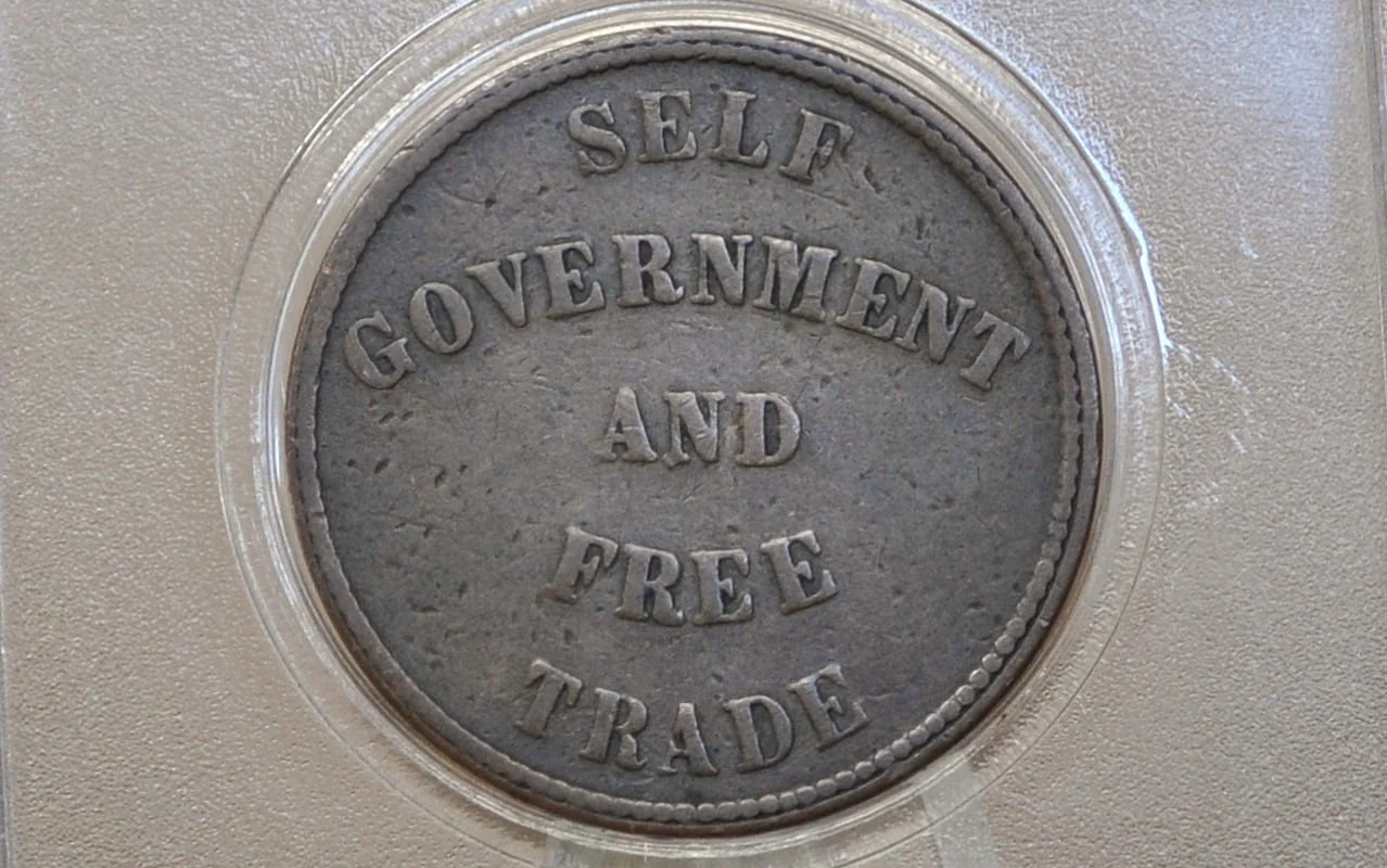 1837 Prince Edward Island 1/2 Penny Token PE-7C2 - Prince Edward Island Coin Half Penny Coin PE-7C2 - Image 2