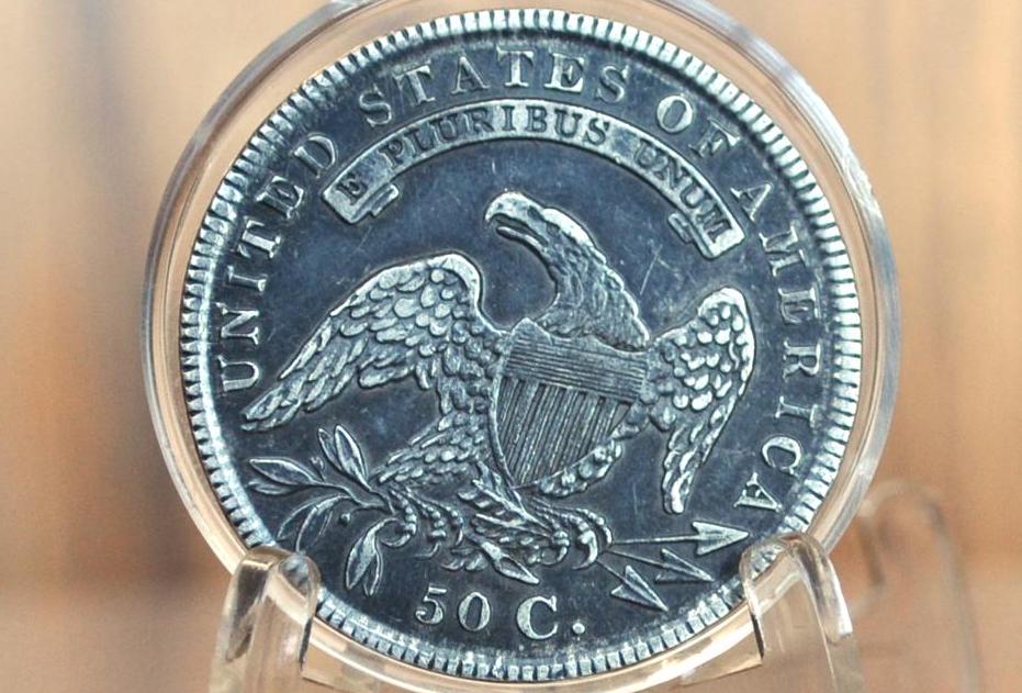 1836 Capped Bust Half Dollar - XF (Extremely Fine); Great Coin - 1836 Half Dollar US Half Dollar 1836 Early American Coin - Image 2