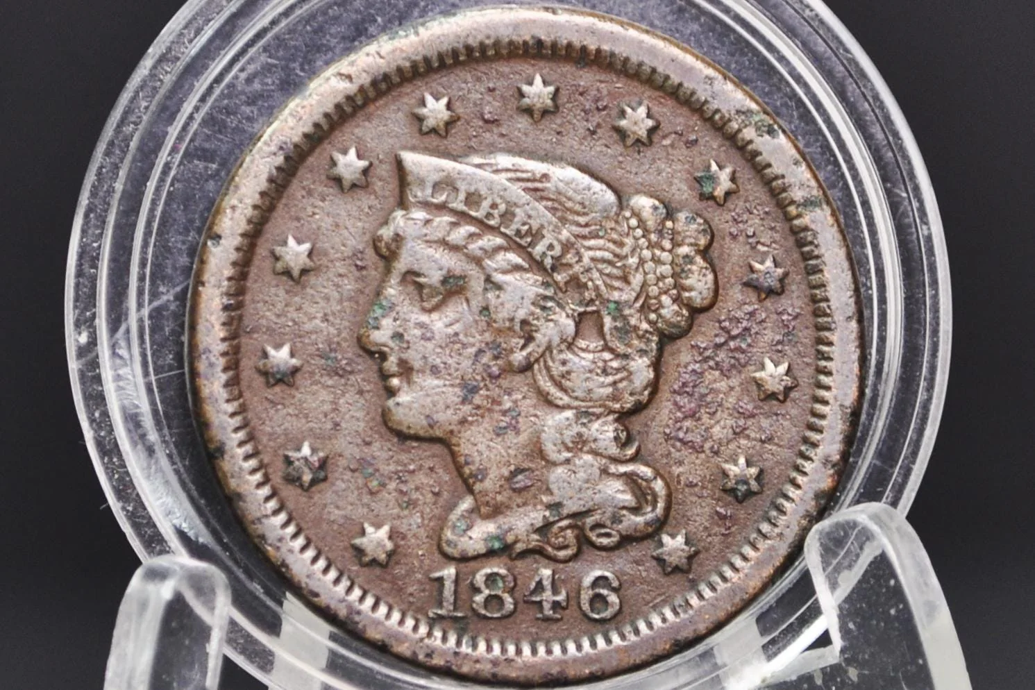 1846 Braided Hair Large Cent - Choose by Grade/Condition - 1846 Coronet Cent - 1846 US Large Cent - Braided Hair 1839 to 1857 - Image 7