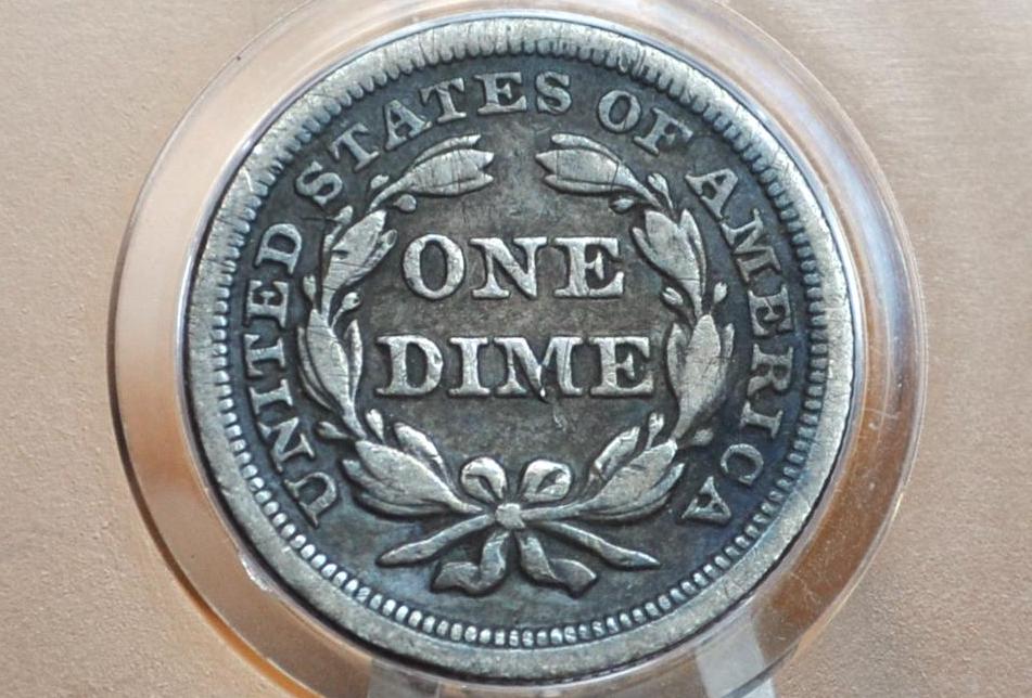 1853 Seated Liberty Dime - Choose by Coin / Grade - 1853 Silver Dime / 1853 Liberty Seated Dime 1853 With Arrows - Image 6