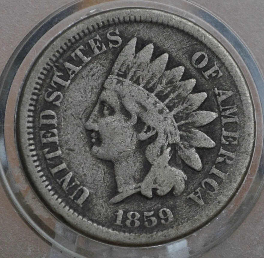 1859 Indian Head Penny - Choose by Grade / Condition - First year made - 1859 Indian Head Cent 1859 - Image 5