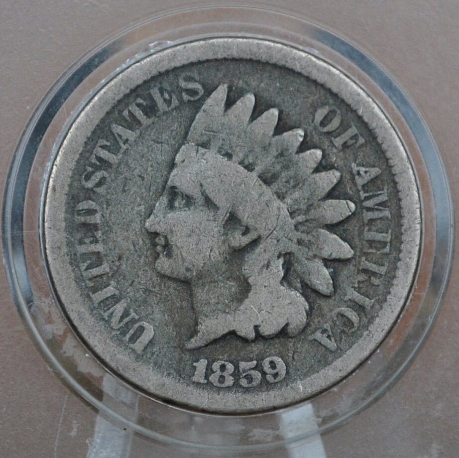 1859 Indian Head Penny - Choose by Grade / Condition - First year made - 1859 Indian Head Cent 1859 - Image 7