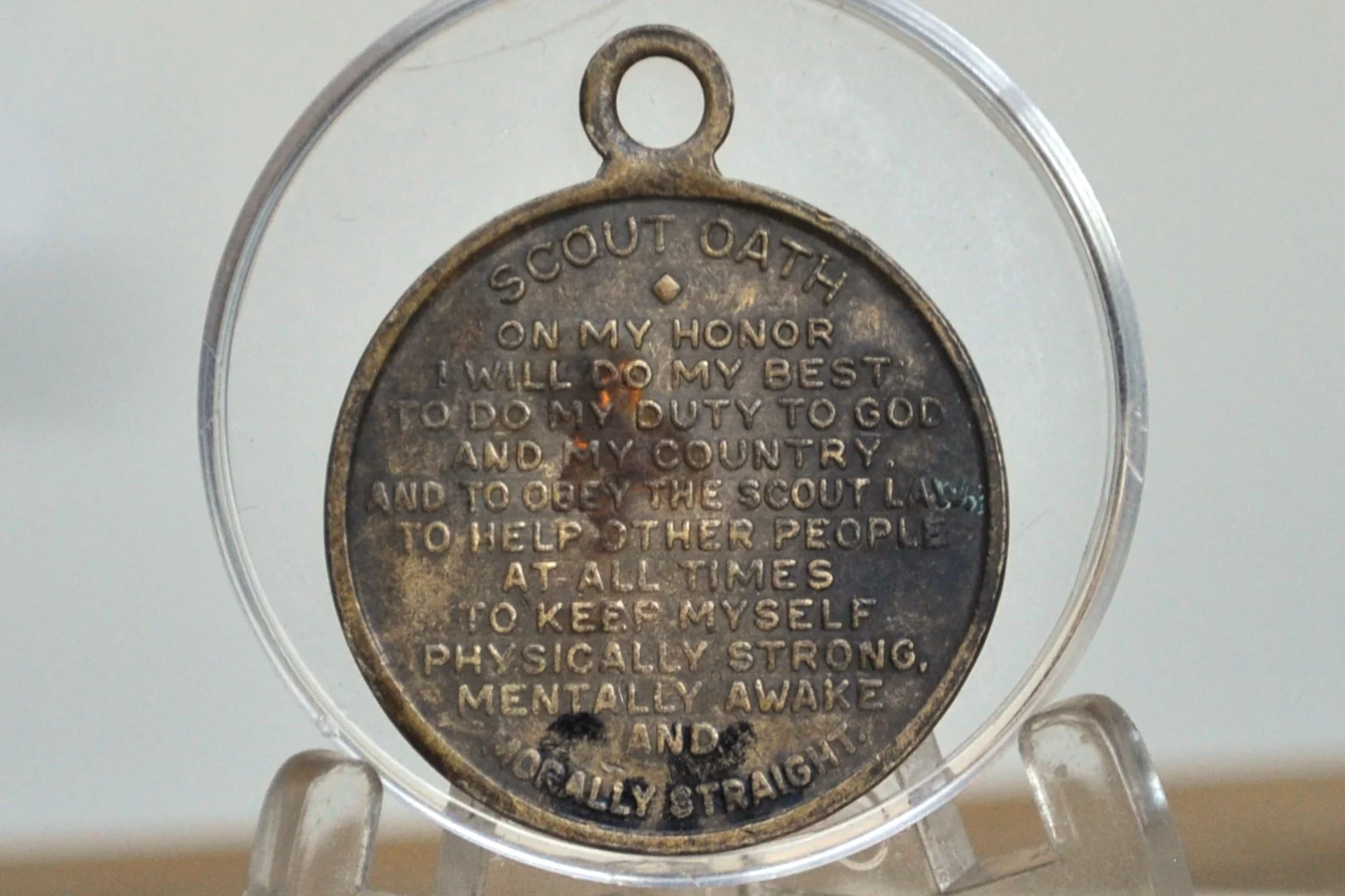 1960s Boy Scouts of America Medallion - BOA Boy Scouts Of America Fob Medal - Image 2
