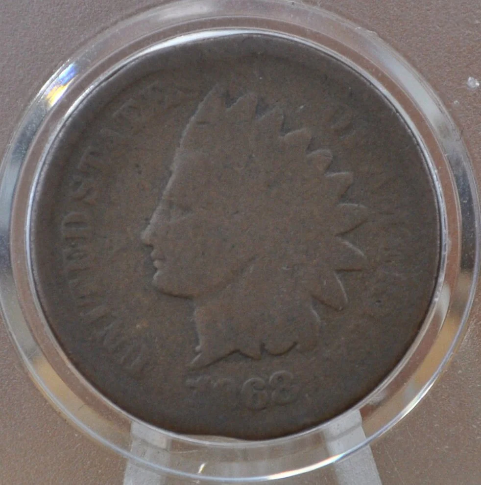 1868 Indian Head Penny - Choose by Grade / Condition, Choose by Grade - Rarer Date - Civil War Era Coin - 1868 Cent - Image 11