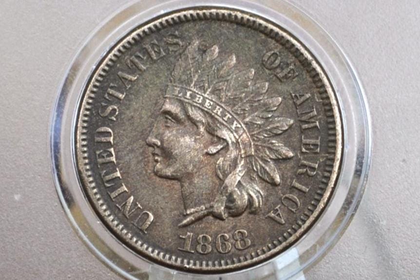 1868 Indian Head Penny - Choose by Grade / Condition, Choose by Grade - Rarer Date - Civil War Era Coin - 1868 Cent - Image 3