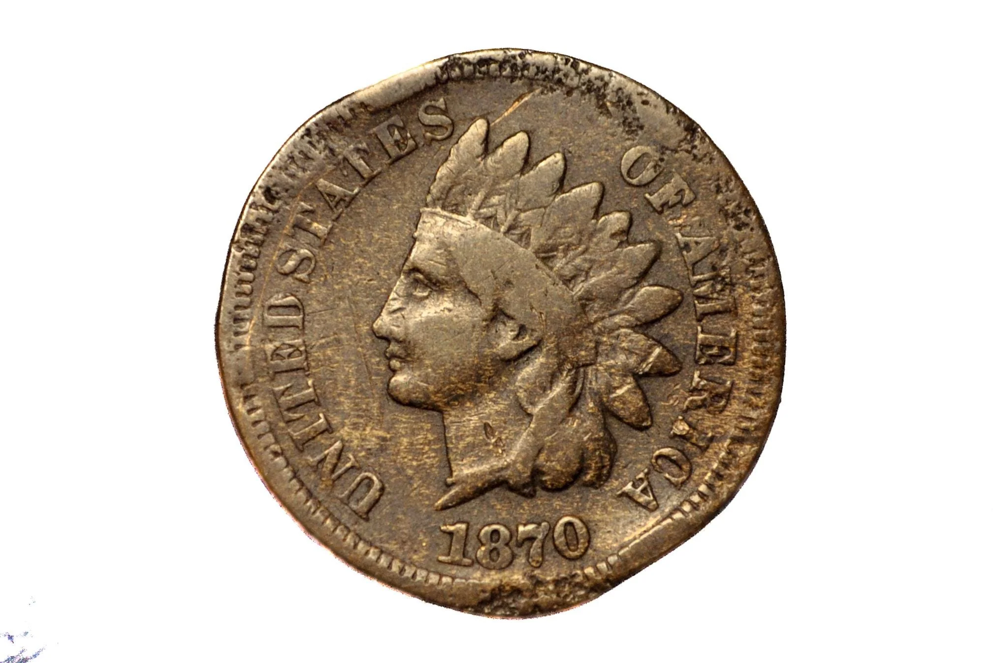 1870 Indian Head Penny - Key Date Indian Head - Choose by Grade - 1870 US 1 Cent 1870 Indian Head Cent 1870 - Image 6
