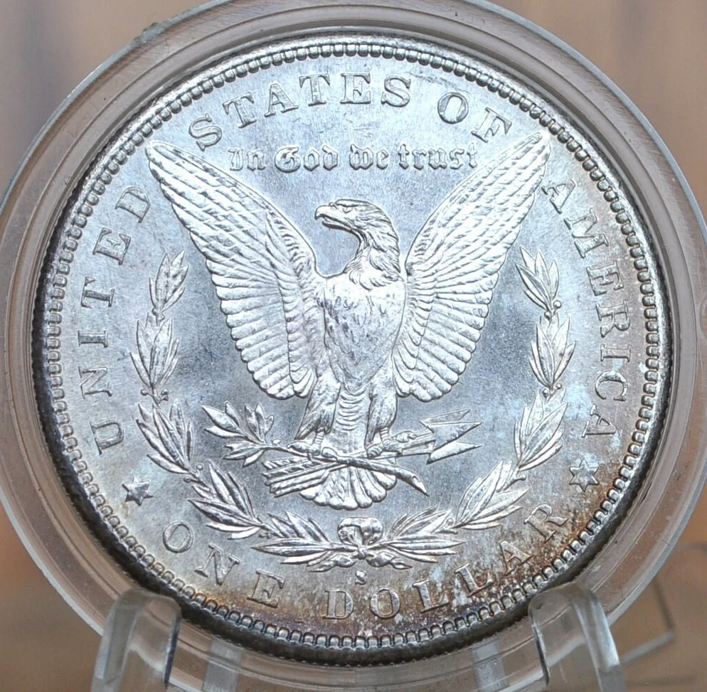 1881-S Morgan Silver Dollar - Choose by Grade / Condition - San Francisco Mint - 1881 S Morgan Dollar - High Grade, Beautiful - Image 2