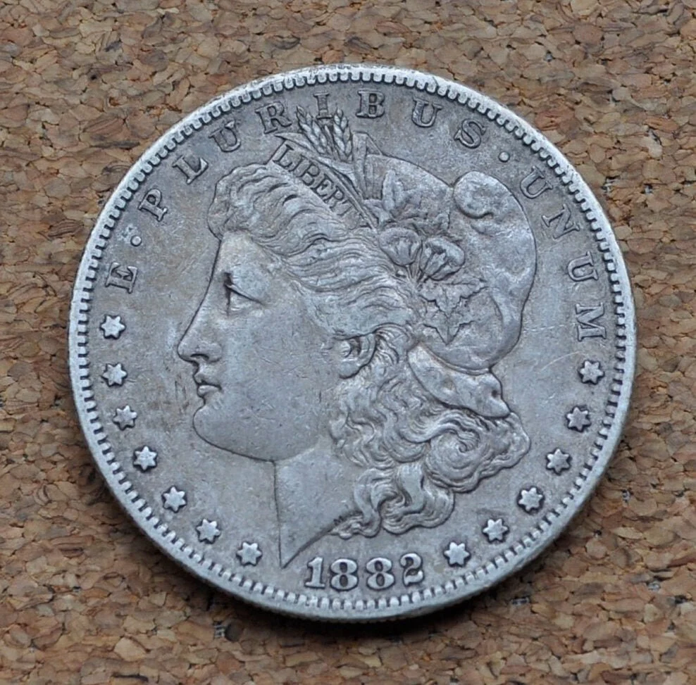 1882 S Morgan Silver Dollar - Xf-Bu (Extremely Fine To Uncirculated) Choose By Grade - 1882 S Morgan Dollar Silver Dollar 1882 S - Image 5