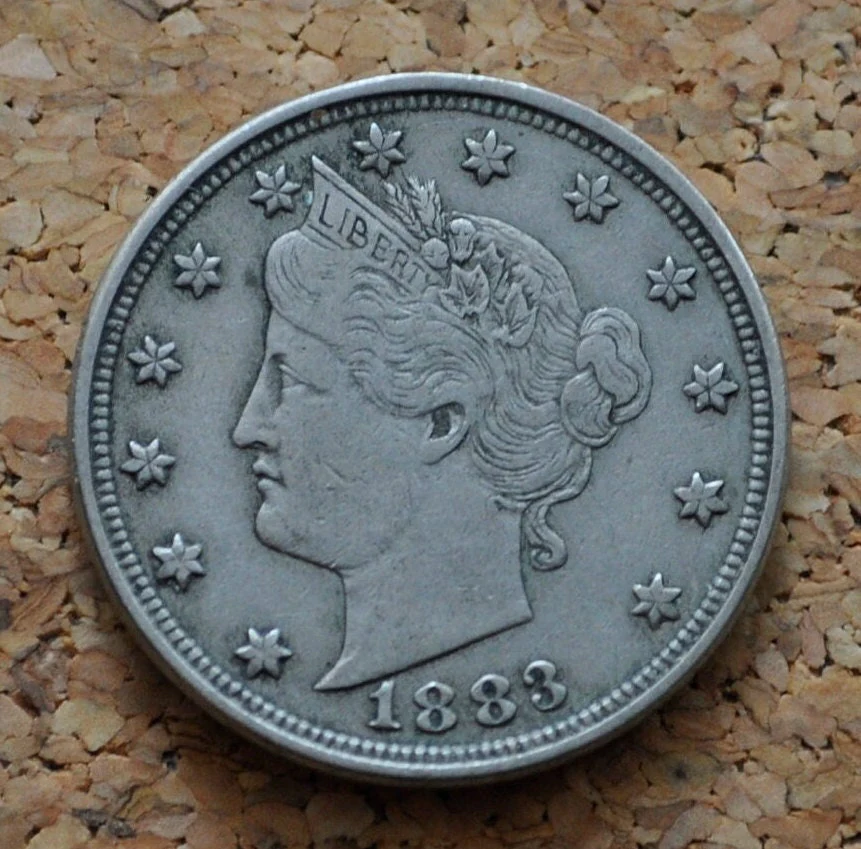 1883 Liberty Head V Nickel - Without Cents - Choose by Grade / Condition - 1883 V Nickel - First Year Produced - Image 5