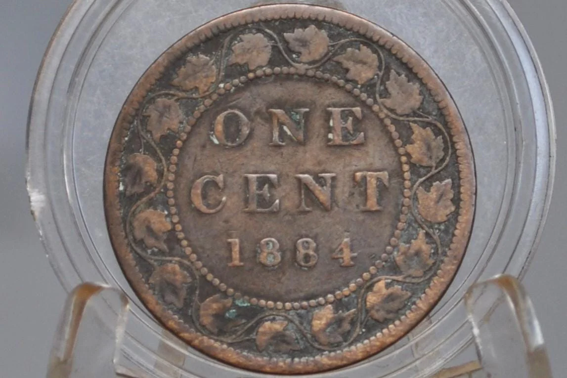 1884 Canadian Cent - Choose by Coin / Grade, Nice Coin - 1884 Penny Canada 1 Cent 1884 - Image 7