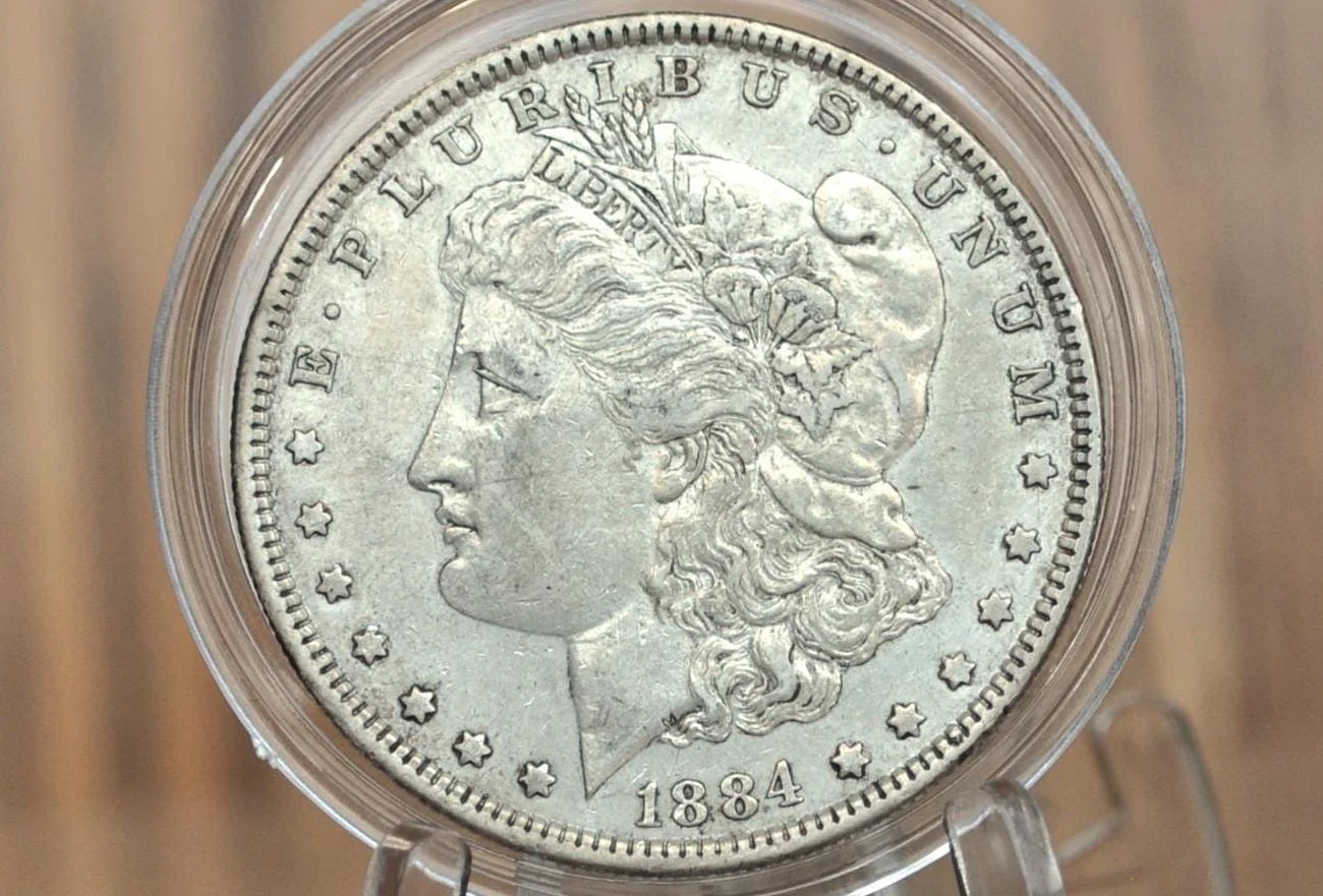 1884 Morgan Silver Dollar - Choose by Grade/Condition - Philadelphia Mint - Silver Dollar 1884 P - 1884 P Morgan Dollar - Image 4