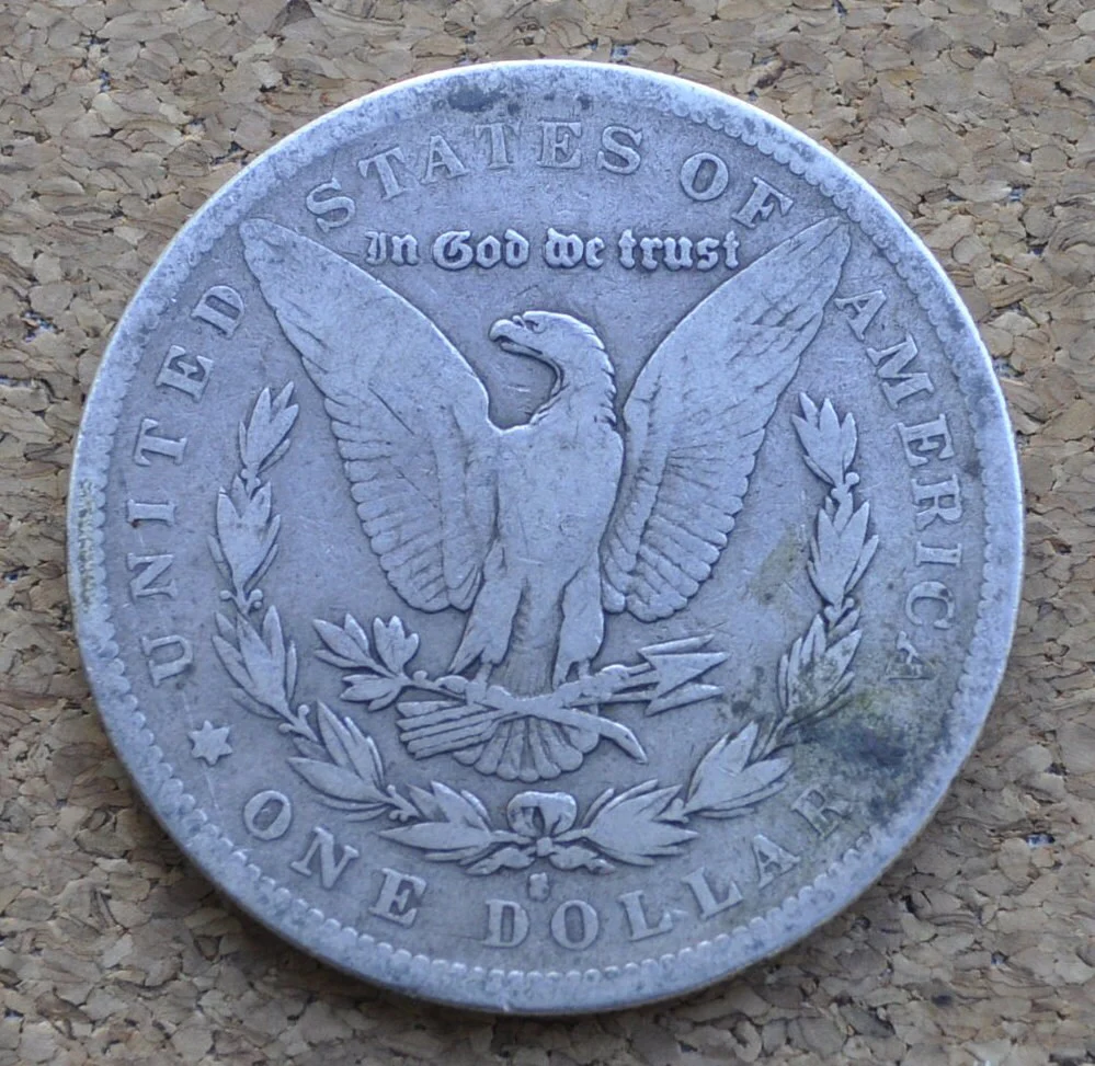 1884-S Morgan Silver Dollar - VG (Very Good) Grade /  Condition & Great Detail - Semi-Key Date - San Francisco Mint - 1884-S Morgan - Image 7