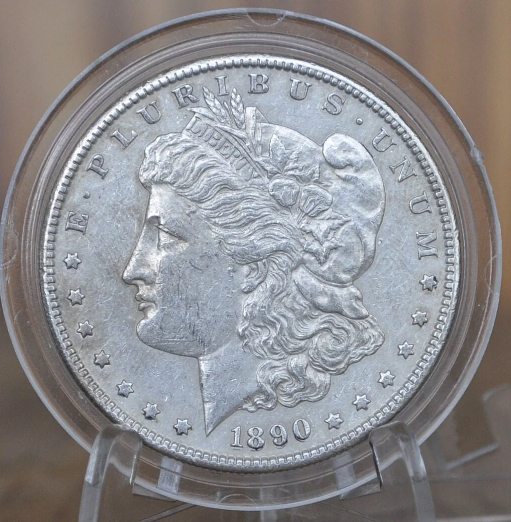 1890-S Morgan Silver Dollar - Choose by Grade / Condition - San Francisco Mint - 1890 S Morgan Silver Dollar - Silver Dollar 1890 S - Image 5