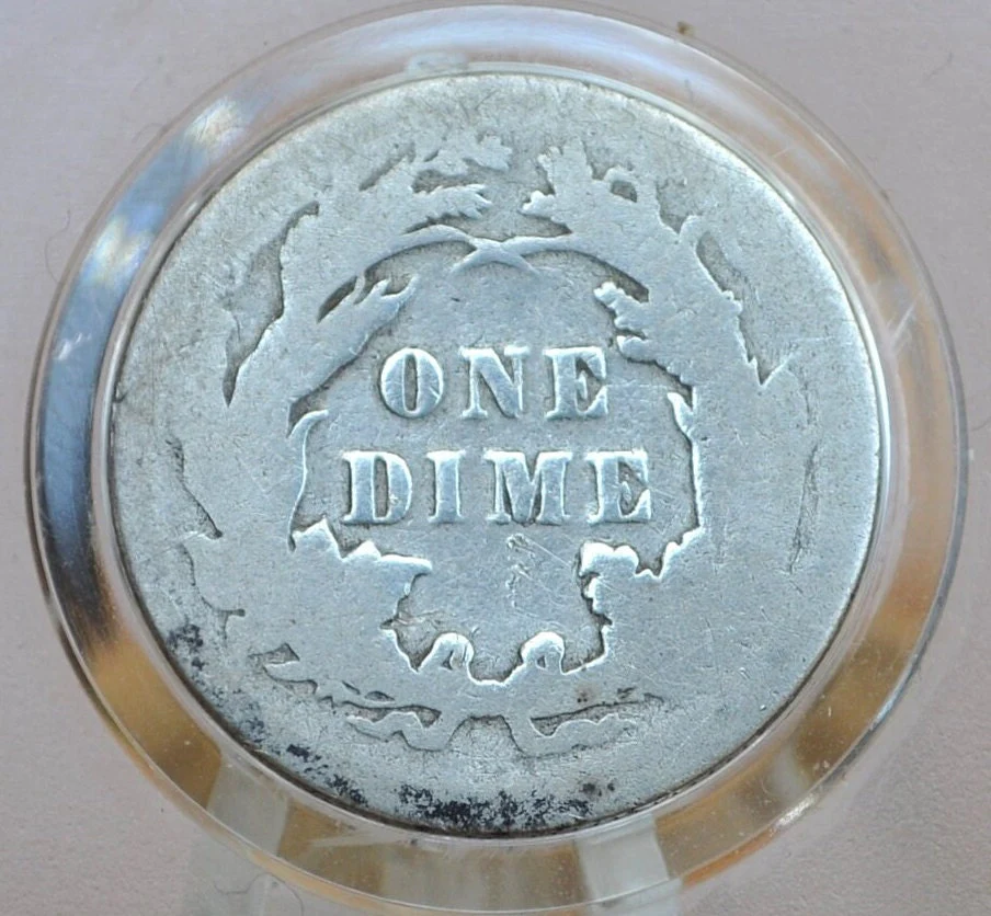 1890 Seated Liberty Dime  - Choose by Grade & Mint - 1890 S Silver Dime / 1890-P US Dime - Image 5