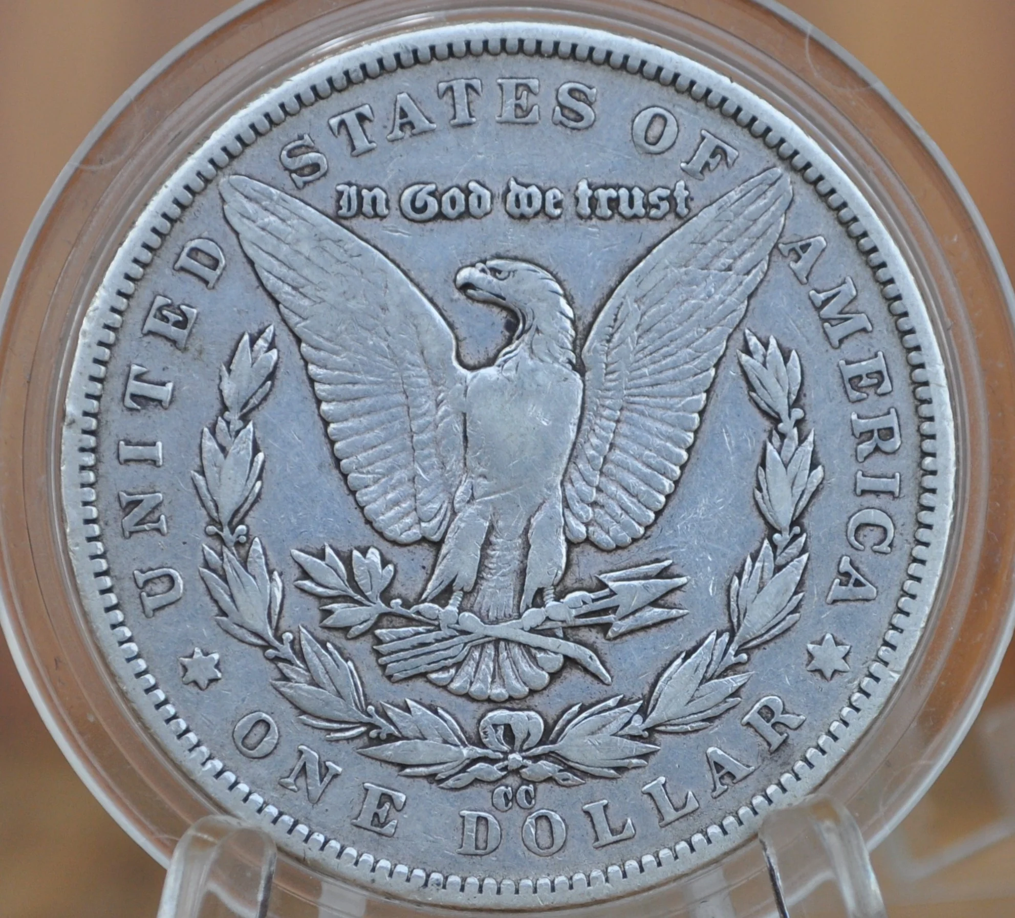 1891-CC Morgan Silver Dollar - VF30 (Very Fine+) Grade / Condition - Carson City Mint - 1891 CC Morgan Silver - 1891 CC Morgan Dollar - Image 2