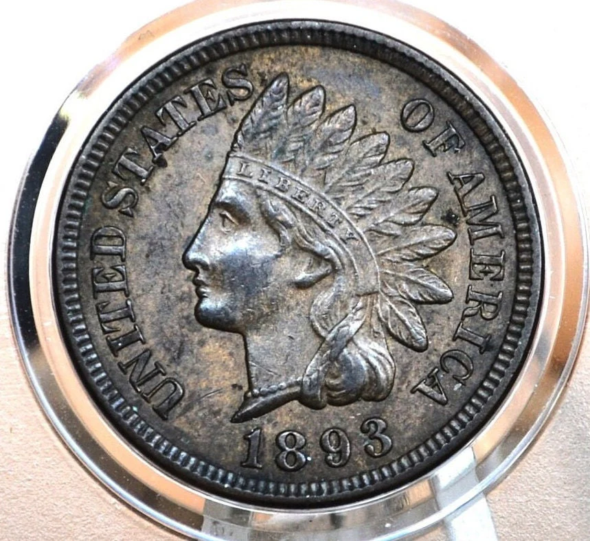 1893 Indian Head Penny - Choose by Grade / Condition - Indian Head Cent 1893 - Image 2