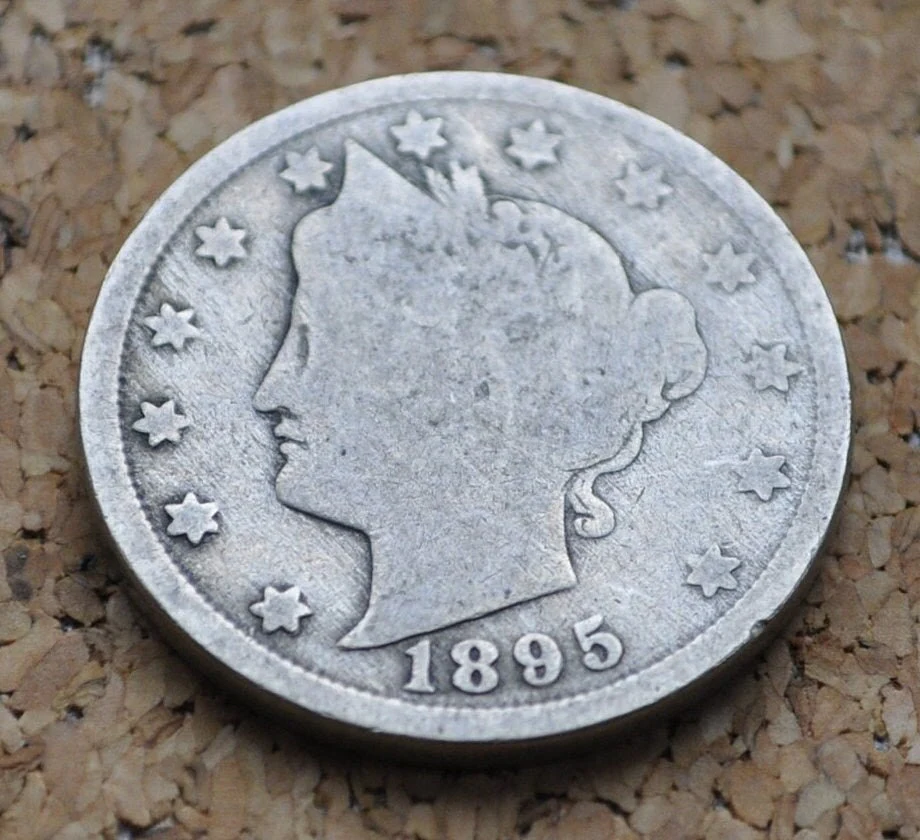 1895 Liberty Head Nickel - 1895 V Nickel - Philadelphia Mint - Image 5
