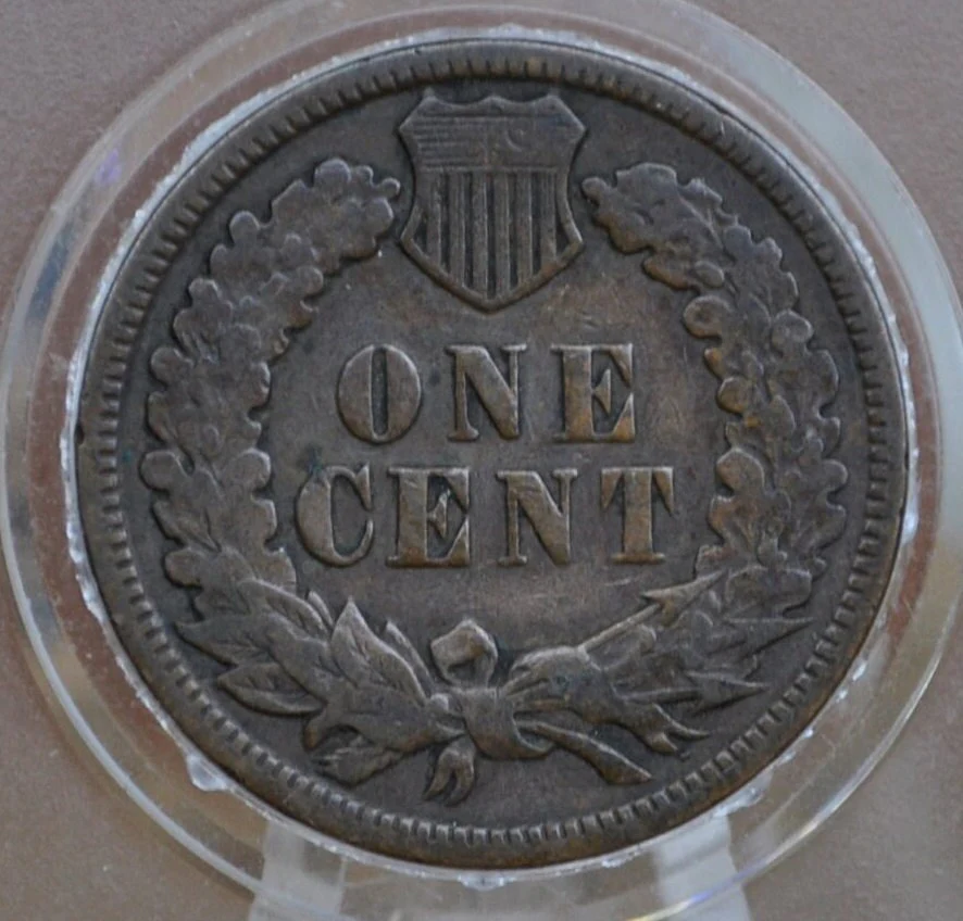 1896 Indian Head Penny - G-VG (Good to Very Good) Grade / Condition - Indian Head Cent 1896 - Image 2