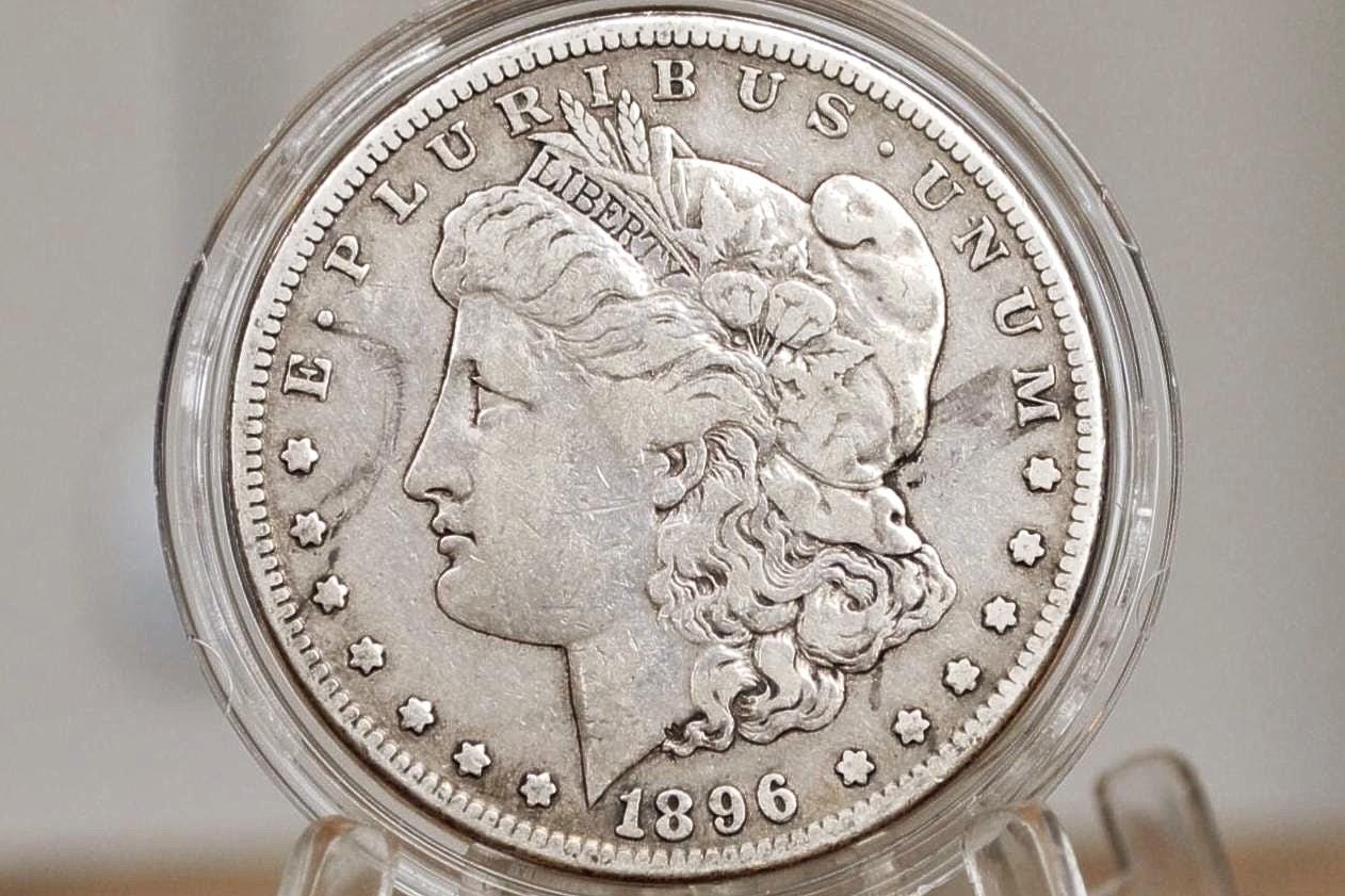 1896-S Morgan Silver Dollar - Choose by Grade / Condition - Great Date and Mint - San Francisco Mint 1896 Morgan Dollar 1896S Morgan - Image 3
