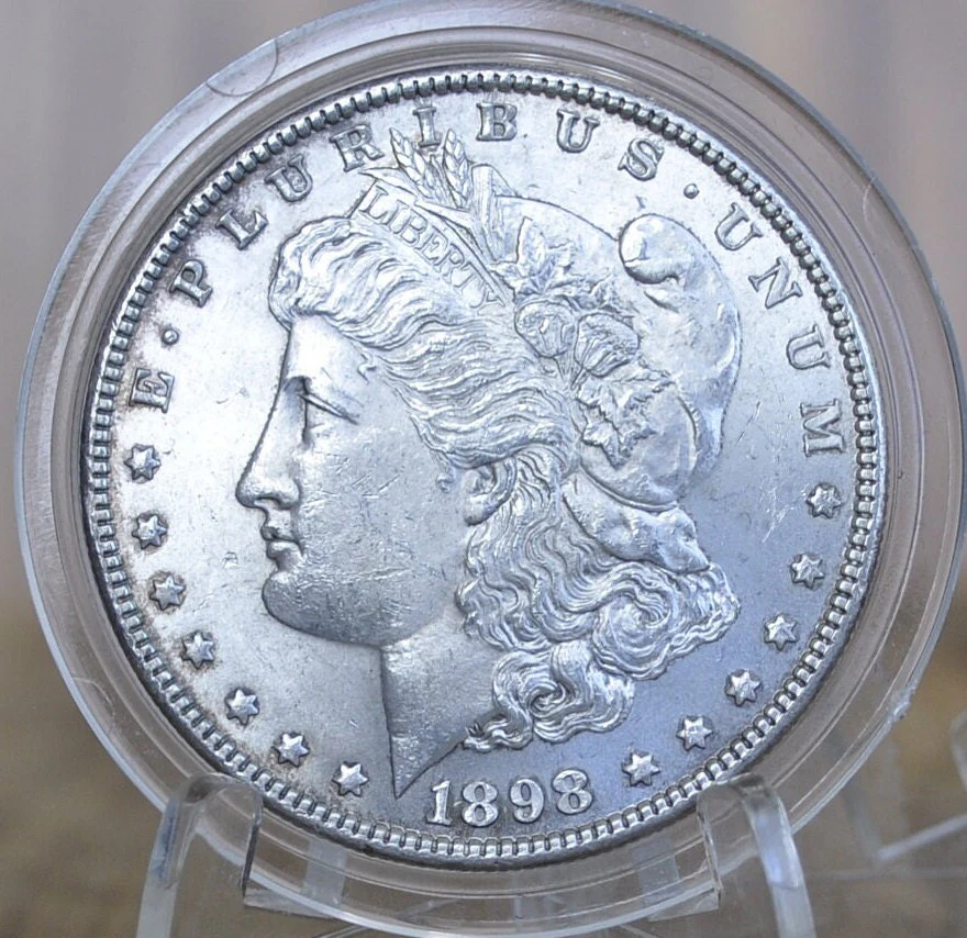 1898 Morgan Silver Dollar - Choose by Grade - 1898 P Morgan Silver - 1898P Silver Dollar