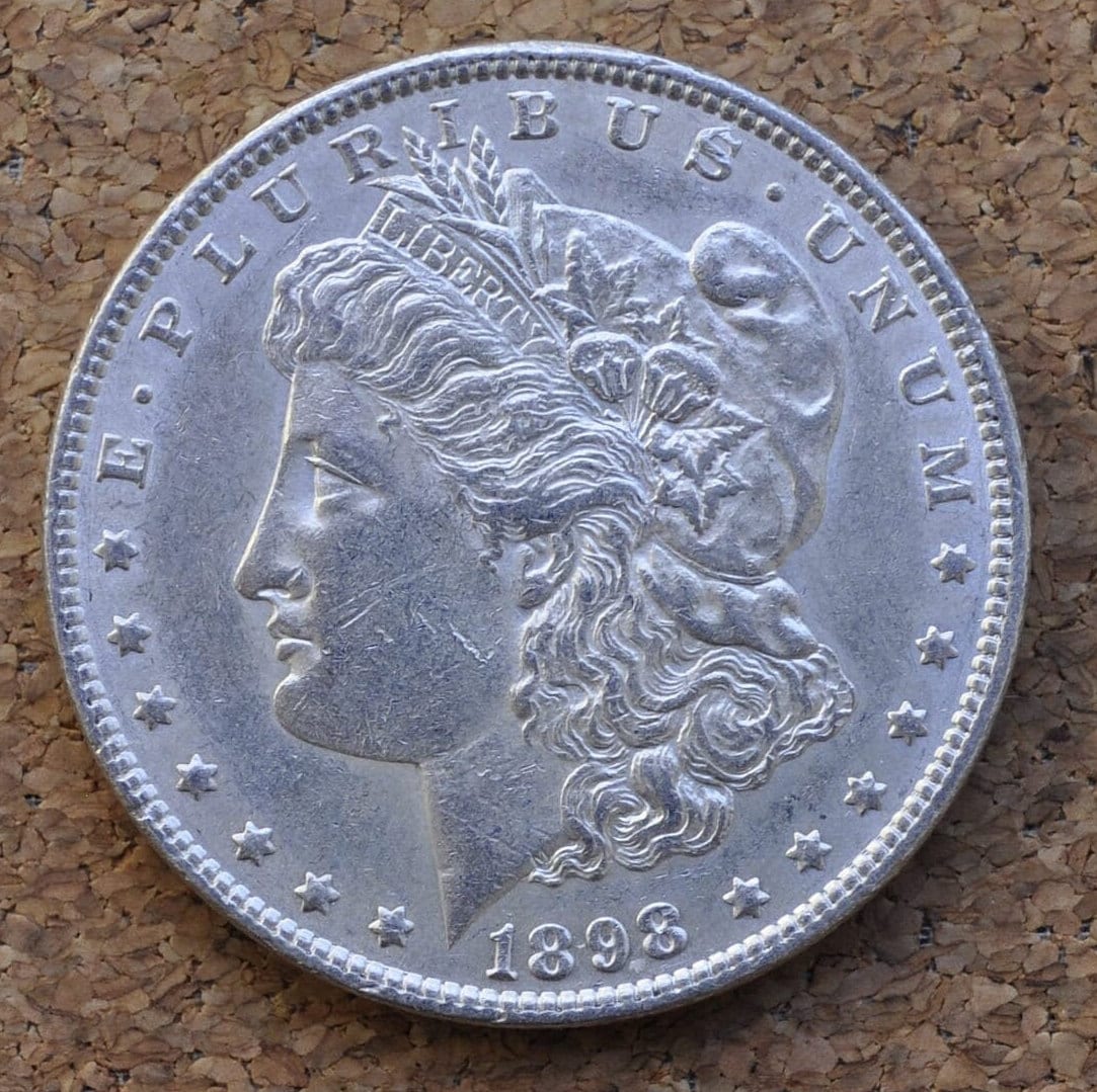 1898 Morgan Silver Dollar - Choose by Grade - 1898 P Morgan Silver - 1898P Silver Dollar - Image 3