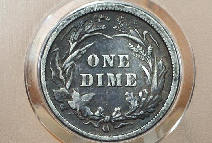 1898-O Barber Silver Dime - VF - New Orleans Mint - 1898 O Barber Dime 1898O Dime Silver - Image 2