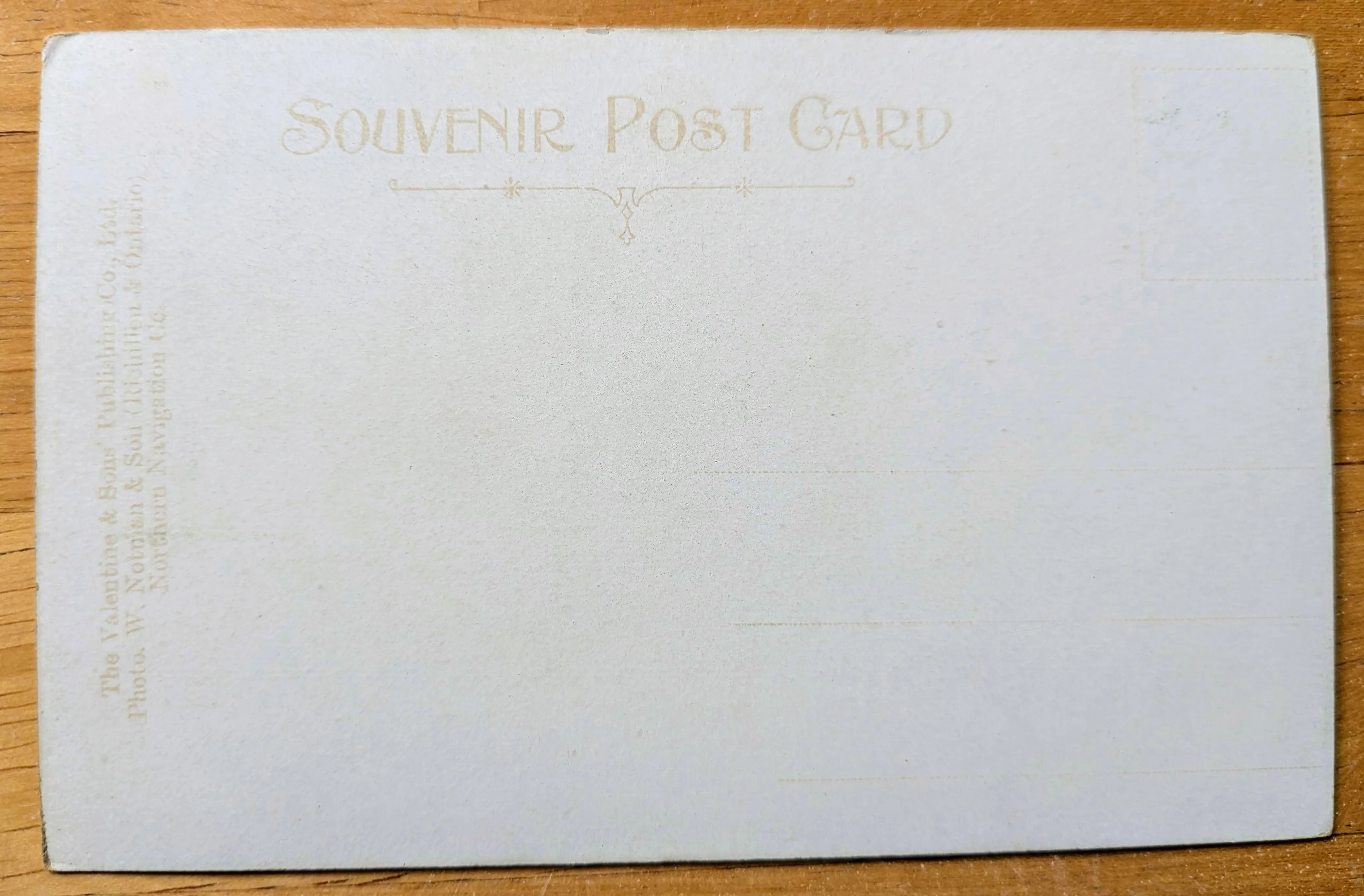 1900s Thousand Islands, St. Lawrence River Canada Postcard - Valentine & Sons - Antique Color Lithograph 1000 Islands Canadian Postcard - Image 2