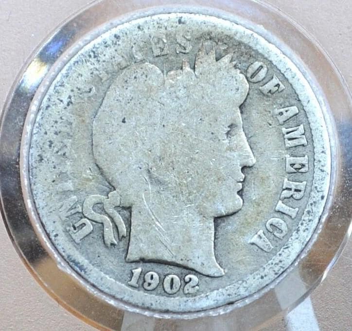 1902 Barber Silver Dimes - Choose by Mint & Grade! - 1902 Dime - Image 5