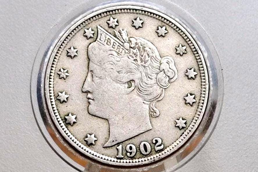 1902 Liberty Head Nickel - V Nickel - Choose by Grade / Condition - Liberty Nickel - 1902 V Nickel - 1902 Nickel - Image 3