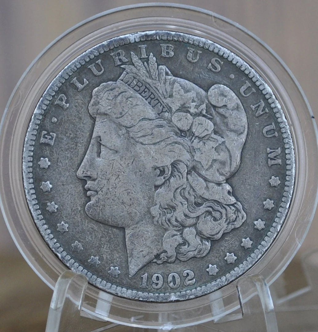 1902 Morgan Silver Dollar - Choose by Grade / Condition - 1902-P Morgan Dollar - 1902 Silver Dollar - No Mint Mark - Image 5