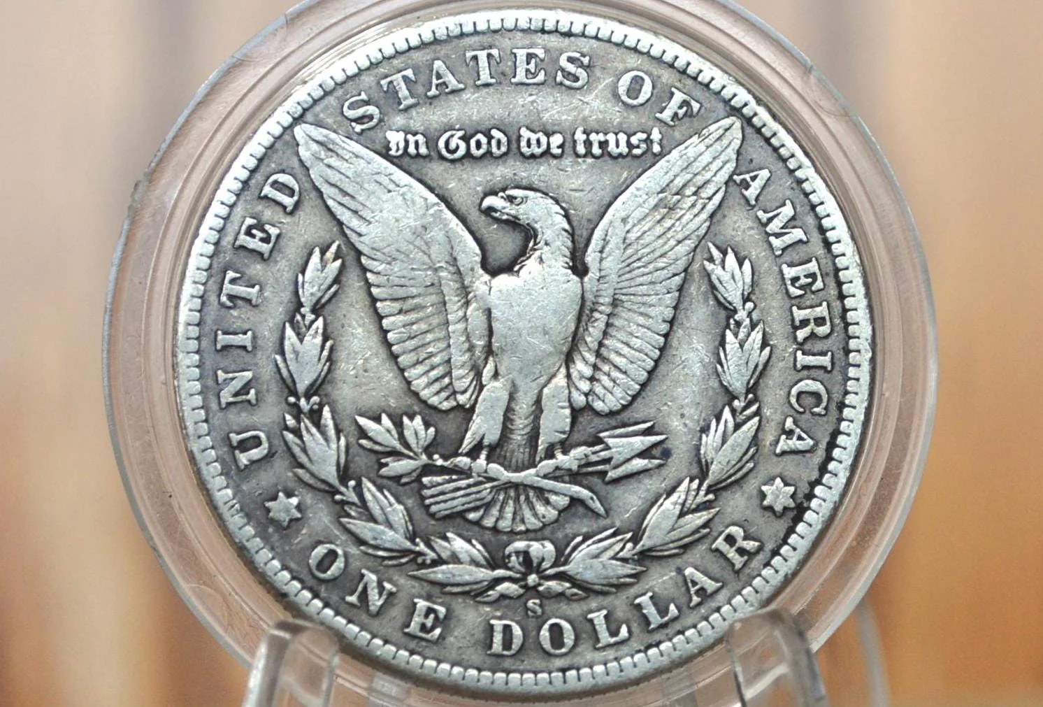1903-S Morgan Silver Dollar - VF (Very Fine) Grade / Condition, San Francisco Mint 1903 Morgan Dollar 1903 S Silver Dollar 1903 S Rarer Date - Image 2