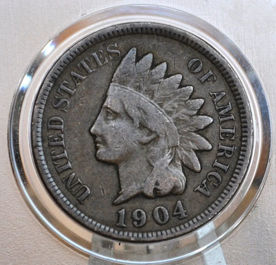 1904 Indian Head Penny -  Choose by Grade - 1904 Indian Cent - Image 8