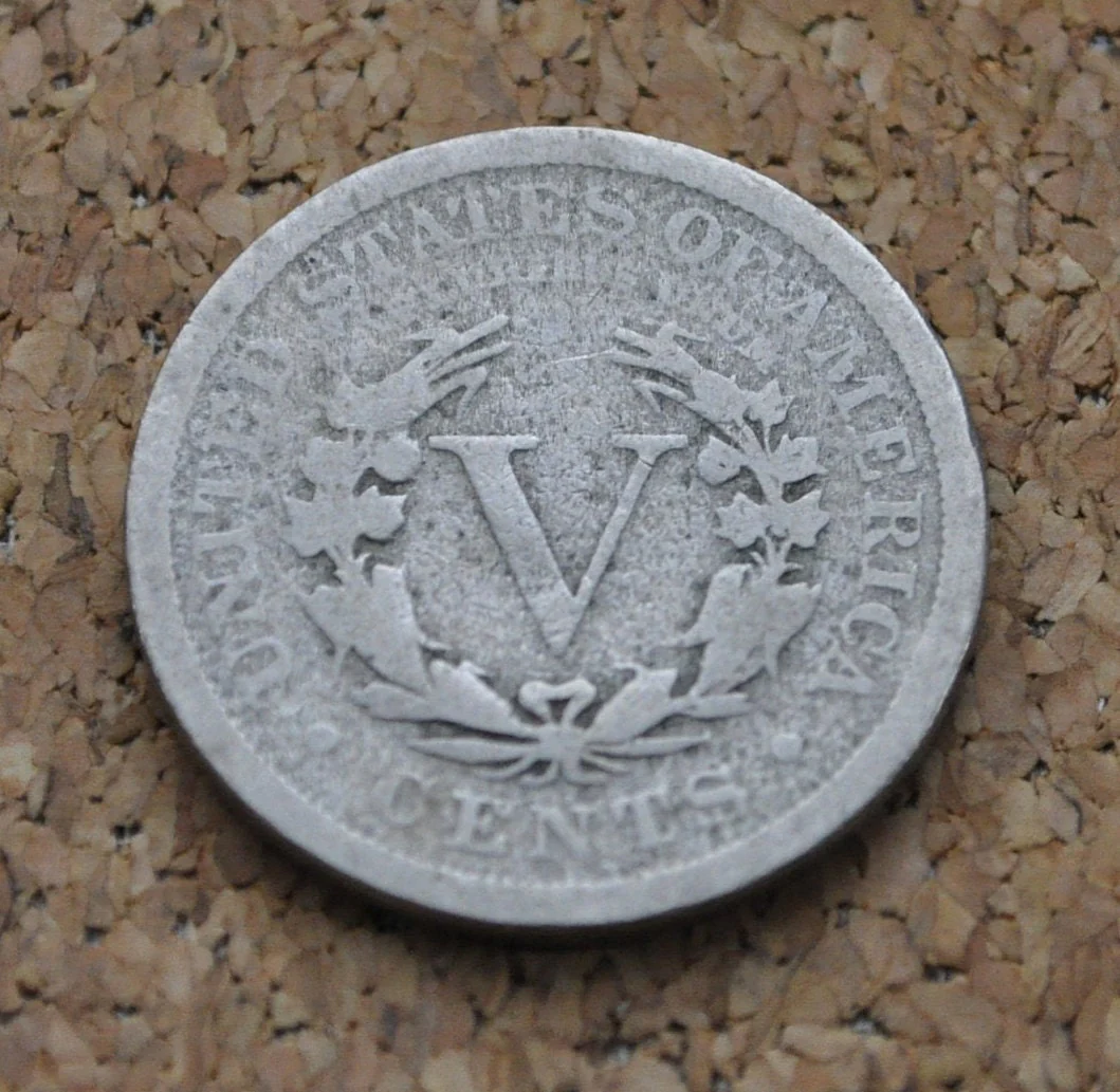 1904 Liberty Head Nickel - G (Good) - 1904 V Nickel - Liberty nickel 1904 Nickel - Image 4
