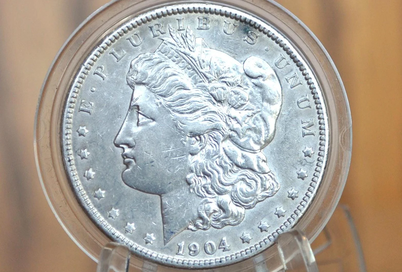 1904 Morgan Silver Dollar - Choose by Grade / By Coin - 1904 Morgan Dollar - 1904 Silver Dollar - No Mint Mark - Better Date - Last Year - Image 5