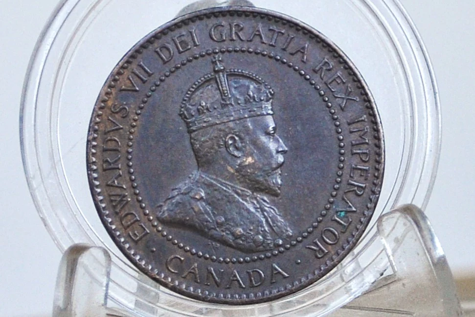 1906 Canadian Large Cent - Choose by Grade - King Edward VII - One Cent Canada 1906 Canadian Cent 1906 Large Cent - Image 2
