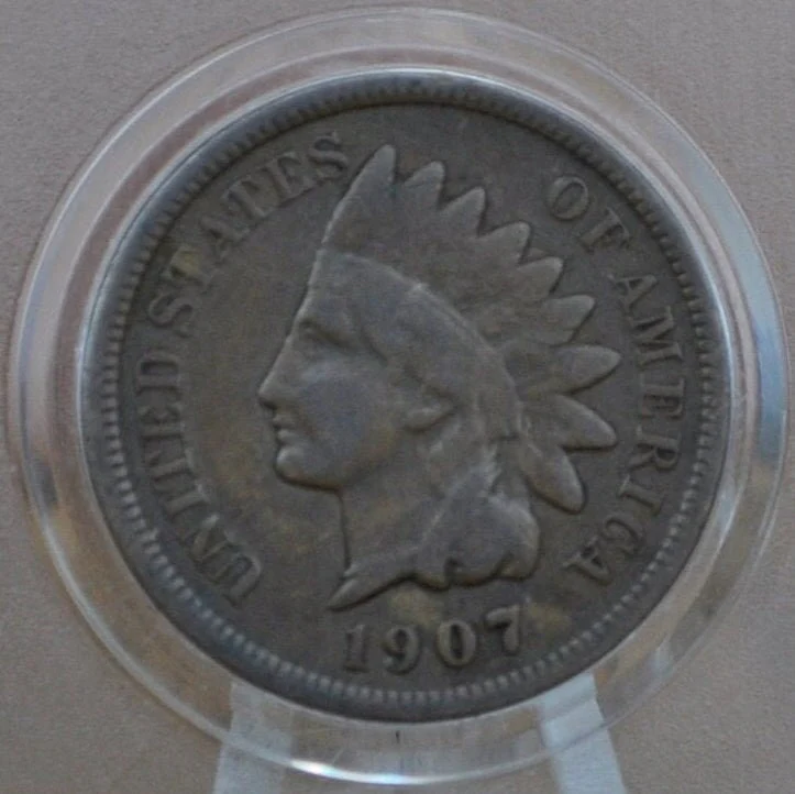 1907 Indian Head Penny - Choose by Grade / Condition - 1907 Indian Head Cent 1907 US 1 Cent - Image 10