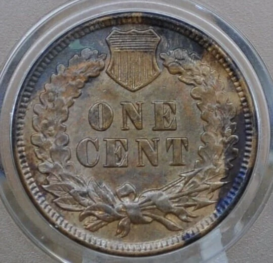 1908 Indian Head Penny - AU58 (About Uncirculated) Grade / Condition - 1908 P Indian Cent - Great Detail - 1908 US One Cent, High Grade - Image 4