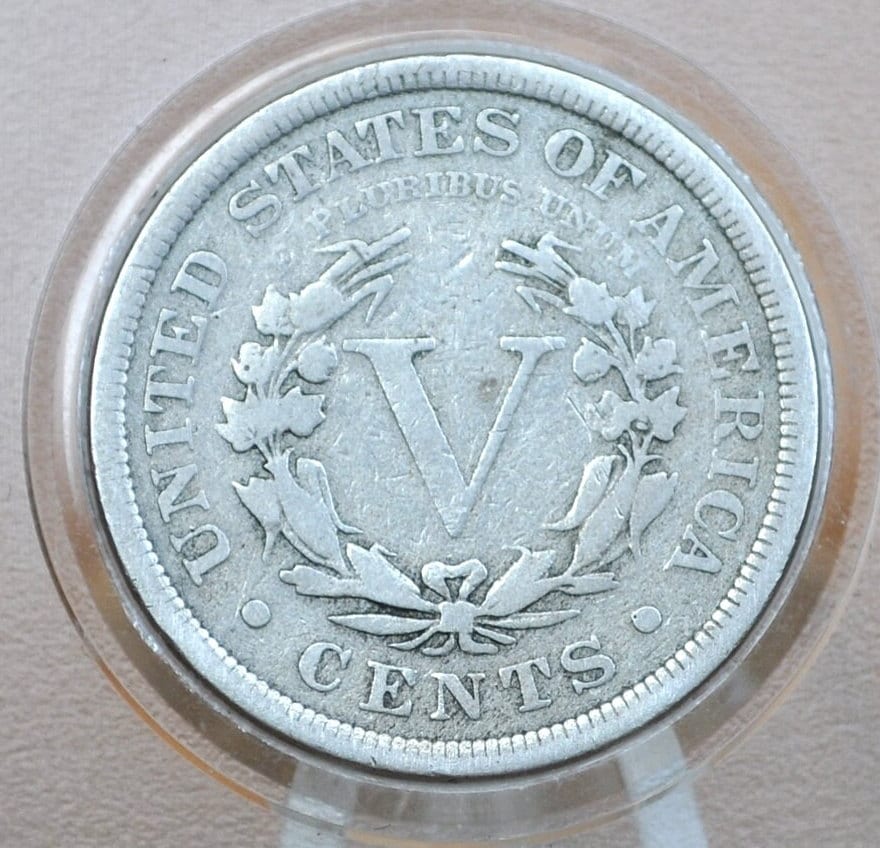 1908 Liberty Head Nickel - V Nickel - Choose by Grade / Condition - Liberty Nickel - 1908 V Nickel - 1908 Nickel - Image 3