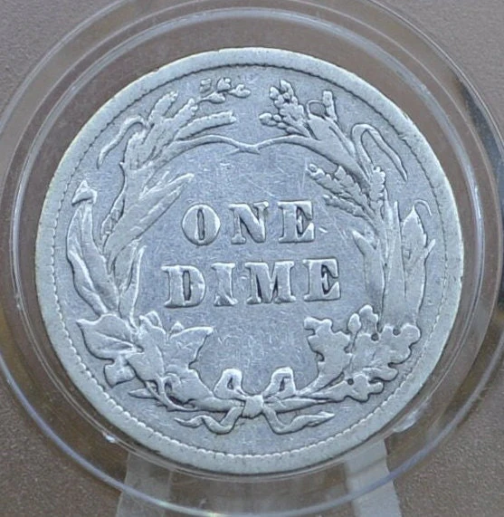 1909 Barber Silver Dime - Choose by Grade / Condition - 1909 P Silver Dime 1909P - Image 6