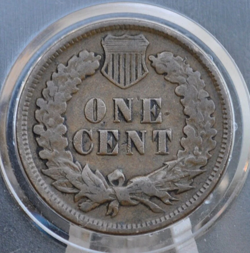 1909 Indian Head Penny - VG-F (Very Good to Fine) Grade / Condition - 1909 Indian Head Cent - 1909 Penny - 1909 Cent - Image 2