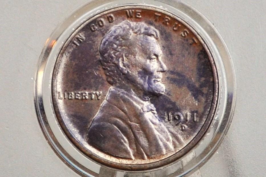 1911 P,D,S Wheat Penny - Choose By Grade - Rarer Date! -Wheat Ear Cent - Denver, Philadelphia, San Francisco - Image 2