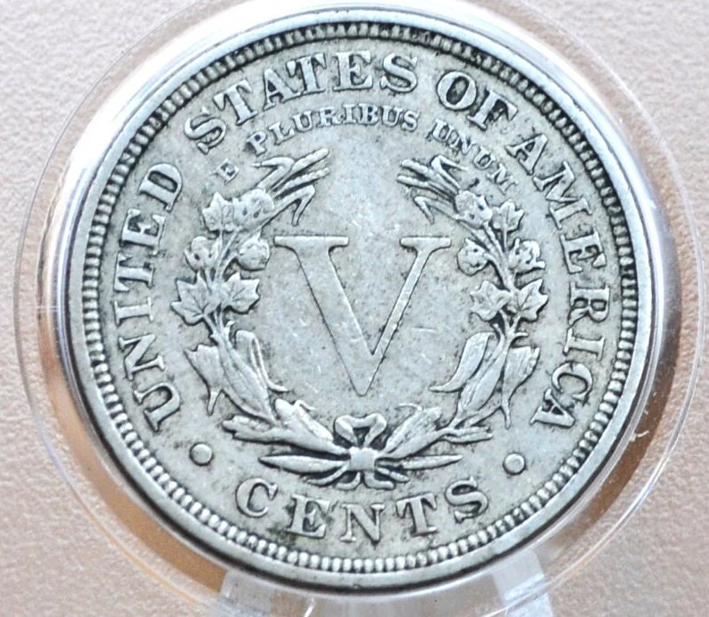 1912 Liberty Head Nickel 1912 V Nickel - Choose by Grade - Liberty Nickel - Barber Design - 1912 Nickel - Collectible, Great for Jewelry - Image 2