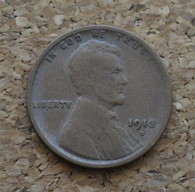 1913-D Wheat Penny - Choose by Grade / Condition - Early Date - 1913D Wheat Cent - Denver Mint - Wheat Ear Cent 1913 D - WW1 Era Coin - Image 2