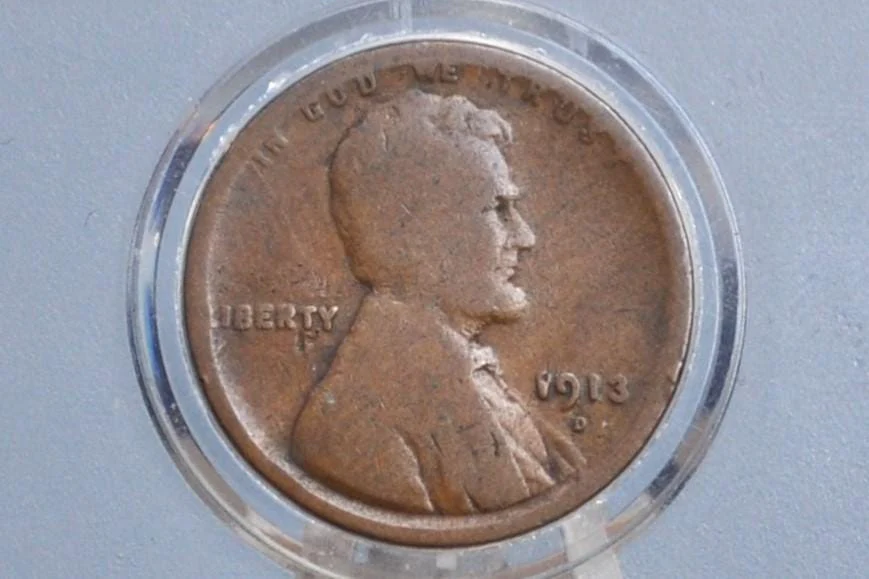 1913-D Wheat Penny - Choose by Grade / Condition - Early Date - 1913D Wheat Cent - Denver Mint - Wheat Ear Cent 1913 D - WW1 Era Coin - Image 4