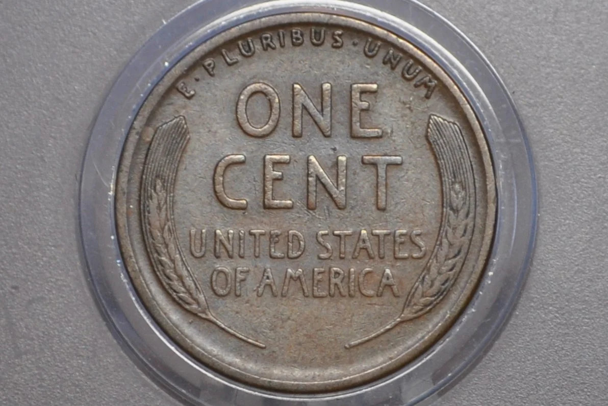 1914-D Wheat Penny - Key Date - XF Grade / Condition - 1914D Wheat Ear Cent - World War I Era Coin - 1914 D Lincoln Cent - Authentic - Image 2