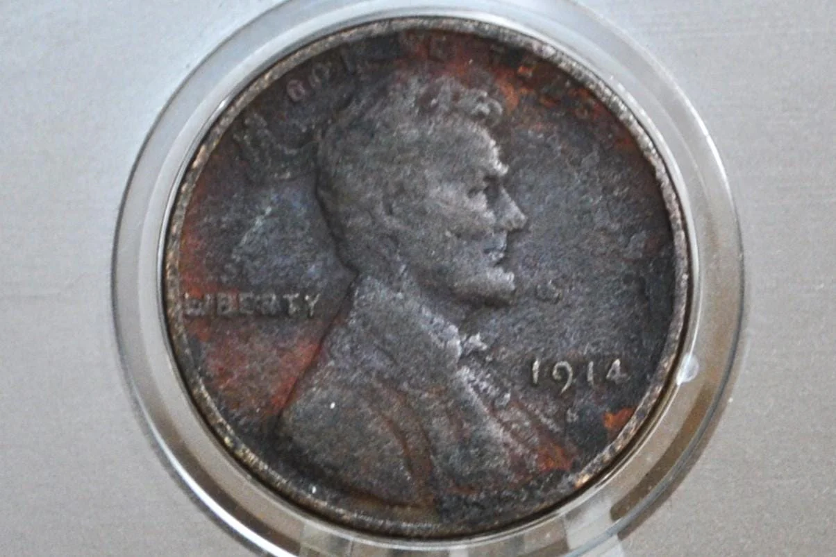 1914 P,S Wheat Penny - Choose by Mint & Grade - Wheat Ear Cent - World War I Era Coin - Lincoln Cent - Image 2