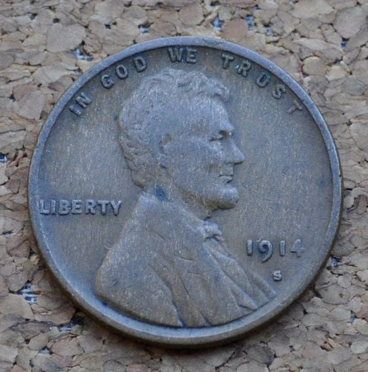 1914 P,S Wheat Penny - Choose by Mint & Grade - Wheat Ear Cent - World War I Era Coin - Lincoln Cent - Image 4
